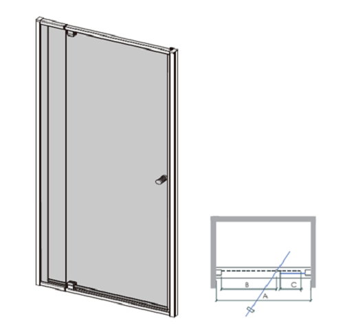 telescopic shower screen