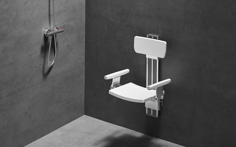 Luxury shower chair wall mounted