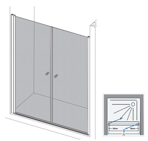 saloon shower doors