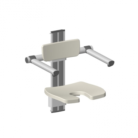 bathroom  shower seat with arms and backrest