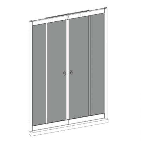 saloon sliding shower doors