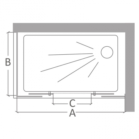 sliding door saloon style open from middle