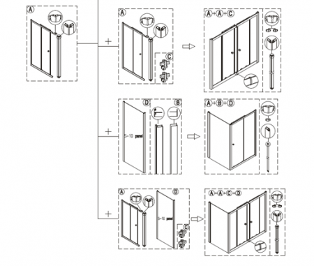 sliding shower doors