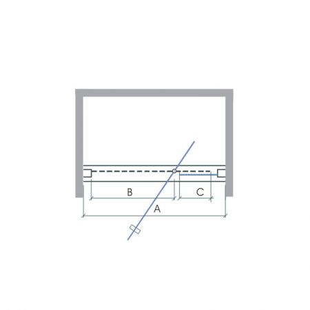 shower screens in-line pivot door