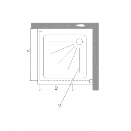 shower screens semi-frame telescopic