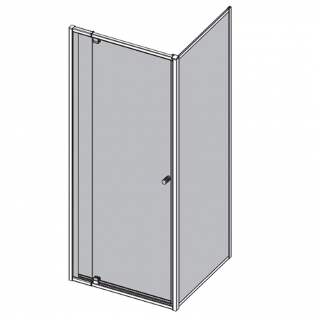 shower screens semi-frame telescopic