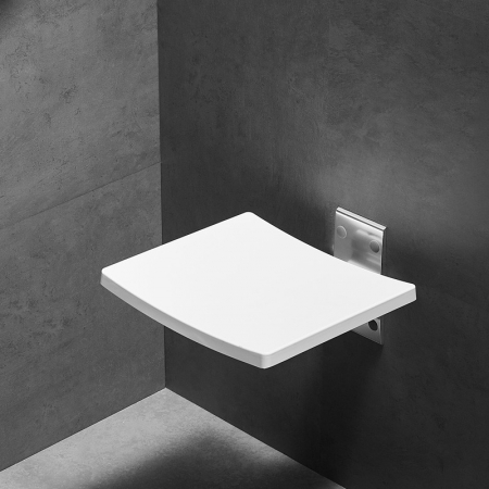 wall mounted folding bath seat