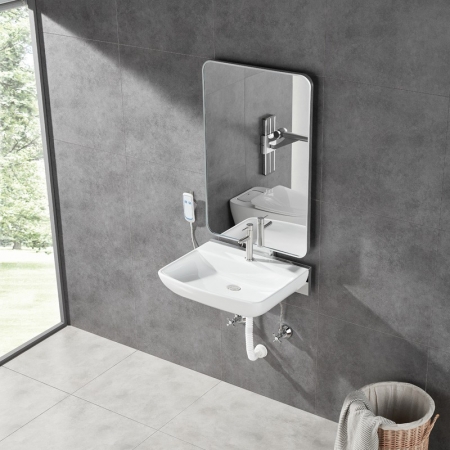 electric adjustment basin holder bracket