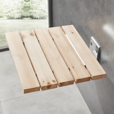 wall mounted folding shower seat