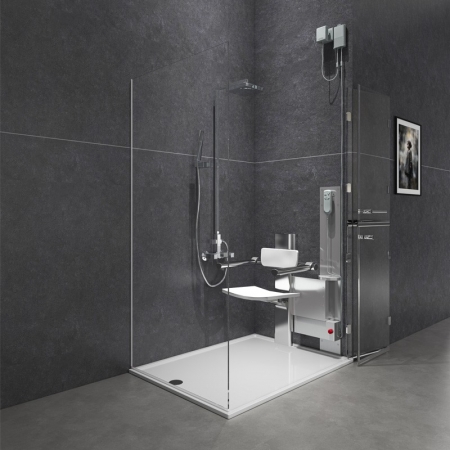 electric wall mounted shower chair