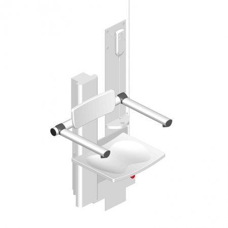 electric wall mounted shower chair