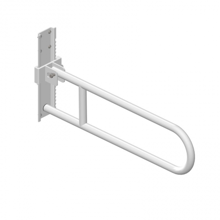 fold-up stainless steel toilet handrail adjustable height