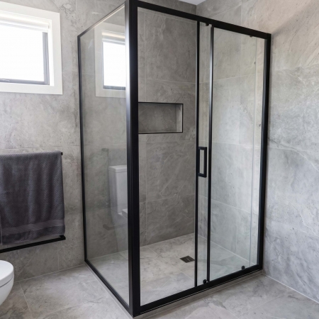 rectangular sliding shower doors