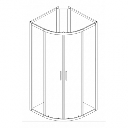 qudrant sliding shower doors